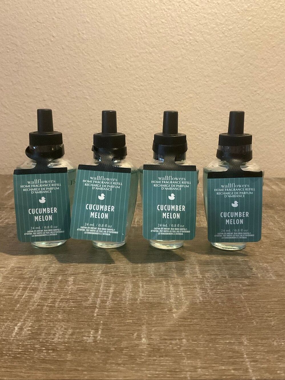 Bath and Body Works CUCUMBER MELON 4 Wallflower Refills
